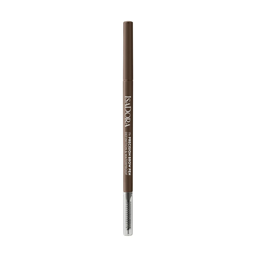 Автоматичний водостійкий олівець для брів IsaDora The Precision Eyebrow Pen Definition &amp; Waterproof зі щіточкою, 03 Medium Brown, 0.09 г